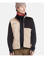 Craft Corporate ADV Pile Fleece Vest M Pánská fleecová vesta Sherpa 81.3810 ecru/black