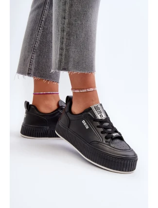 Dámské tenisky na platformě Big Star NN274255 černé