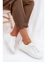 Kožené dámské tenisky Vinceza 79536 Bílé