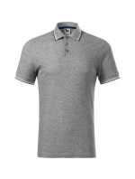 Focus polokošile pánská tmavě šedý melír