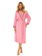 L&L 2506 dlouhý dámský župan z viskózy M-2XL