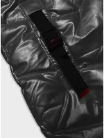 Vypasovaná dámská metalická zimní bunda v grafitové barvě Rosse Line (7227)