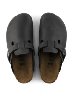 Dámské/pánské žabky Birkenstock Boston Black oil leather narrow narrow (0059463)