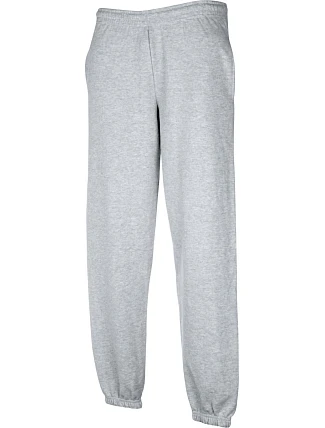 Fruit of the Loom Classic Elasticated Jog Pants Tepláky 16.4026 heather grey Fruit of the Loom Classic Elasticated Jog Pants Tepláky 16.4026 heather grey