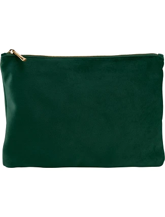 BagBase BG 715 Sametová toaletní taška 52.0715 dark emerald