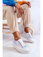 Nízké Tenisky Na Platformě Modro-růžová Mischa