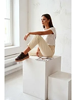 Dámské tenisky Vinceza 79597 na platformě hnědé