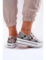 Dámské vzorované trampky na platformě Lee Cooper – multikolor