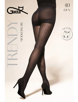 MODELINE – 09 Vzorované punčocháče – 5 XL