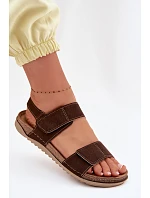 Dámské sandály Inblu AA000070 Hnědé