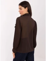 MI KS košile A2818.09 tmavě hnědá