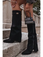 Kozačky na podpatku  model 223003 Step in style