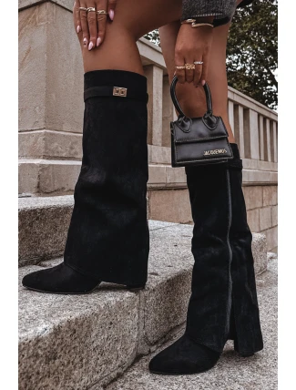 Kozačky na podpatku  model 223003 Step in style