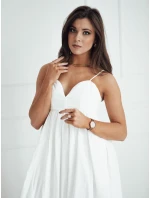 ELIENE midi šaty bílé FashionStreet EY2444