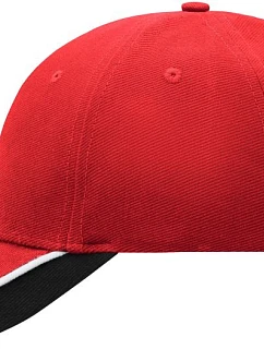 Daiber MB 49 Kšiltovka s tříbarevným kšiltem 03.0049 red/white/black