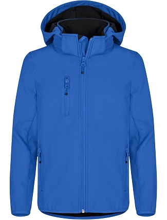 Clique Classic Softshell Jkt Jr Dětská 3-vrstvá softshellová bunda s kapucí 67.0909 royal blue Clique Classic Softshell Jkt Jr Dětská 3-vrstvá softshellová bunda s kapucí 67.0909 royal blue
