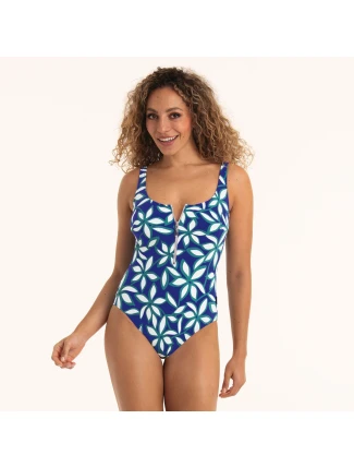 Style Elouise jednodílné plavky 7733 modrá oceán - RosaFaia