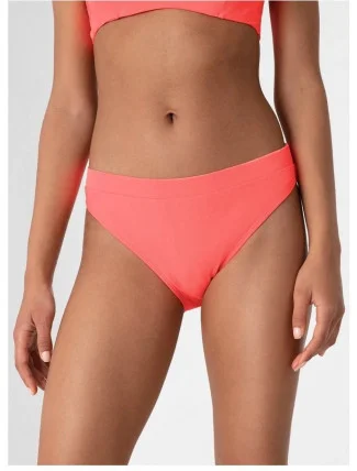 Dámský spodní díl plavek H4L21-KOS002D 63S Neon korálová - 4F Dámský spodní díl plavek H4L21-KOS002D 63S Neon korálová - 4F