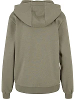Build your Brand BY 289 Dámská oversize mikina s kapucí "Fluffy" 56.0289 pale olive