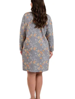 Italská móda Kasos long barva:print/grey