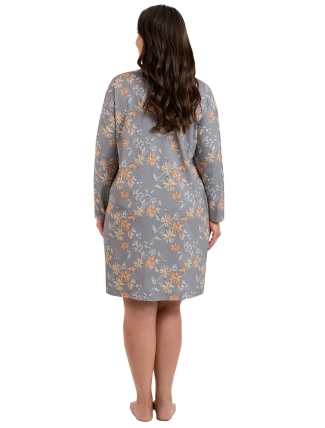 Italská móda Kasos long barva:print/grey