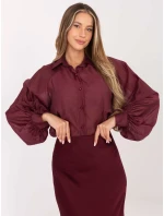 IT košile KS 28979.63 bordó