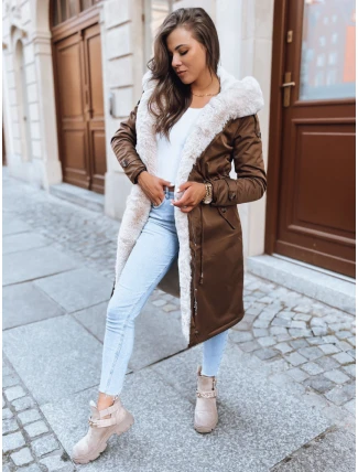 Dámská zimní bunda parka HARPERSOFT hnědá FashionStreet TY3686