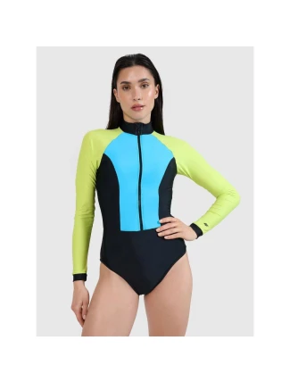 Dámské plavky s dlouhým rukávem 4F 4FWSS25USWSF085-33S Dámské plavky s dlouhým rukávem 4F 4FWSS25USWSF085-33S