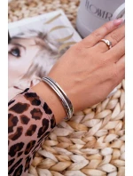 Dámský Náramek z nerezové oceli se Zirkony stříbrný Myrens