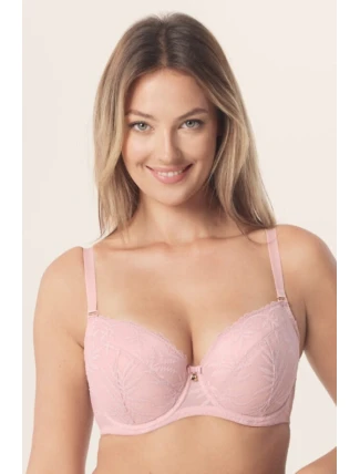 Petra Vyztužená podprsenka růžová