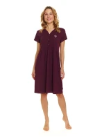 Dámská těhotenská košile 5336 wine - Doctornap Dámská těhotenská košile 5336 wine - Doctornap