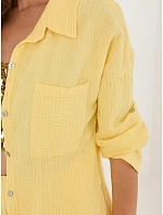 MI košile KS 2337.18 světle žlutá