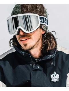 Dámské/pánské sportovní snowboardové brýle Volcom Footprints silver (VG0622116)