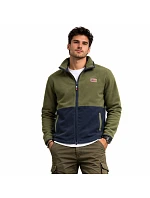 Geographical Norway pánský fleece Touki Fz Kaki Db Men 233 kaki (WZ6702H/GN-Kaki)