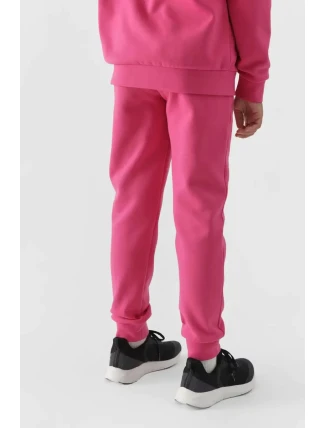 Dívčí Teplákové Kalhoty Joggery 4F Fuksja 4FJWMM00TTROF0828-55S Dívčí Teplákové Kalhoty Joggery 4F Fuksja 4FJWMM00TTROF0828-55S