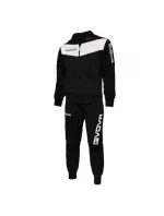 Pánská tepláková souprava Tuta Visa  TR018 1003 černobílá - Givova