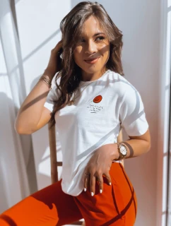 Dámské tričko THE CUTEST ecru FashionStreet RY2158