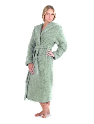 Dámský župan Athena s kapucí 3116 fern - Vestis