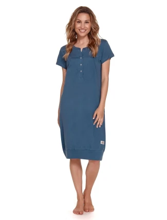 Dámská těhotenská košile 4348 blue - Doctornap Dámská těhotenská košile 4348 blue - Doctornap