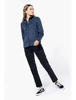 Kariban K 9107 Dámská melanžová pletená fleecová bunda 20.9107 navy melange Kariban K 9107 Dámská melanžová pletená fleecová bunda 20.9107 navy melange