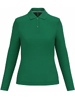 Kariban K 244 Dámské piqué polo s dlouhým rukávem 20.K244 kelly green Kariban K 244 Dámské piqué polo s dlouhým rukávem 20.K244 kelly green
