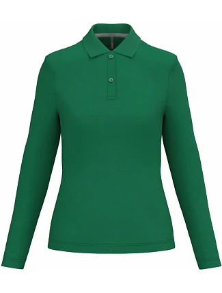 Kariban K 244 Dámské piqué polo s dlouhým rukávem 20.K244 kelly green Kariban K 244 Dámské piqué polo s dlouhým rukávem 20.K244 kelly green