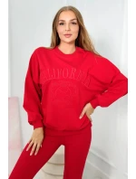 Bavlněná souprava California červený