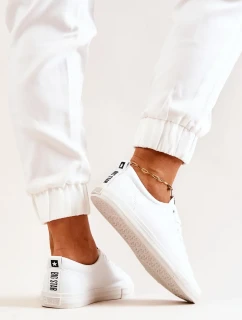 Dámské kožené tenisky Big Star - bílé