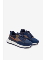 Pánské sportovní tenisky Big Star HI-POLY SYSTEM – tmavě modré