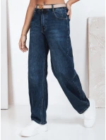 Dámské pytlovité modré džíny FashionStreet UY2784 Dámské pytlovité modré džíny FashionStreet UY2784