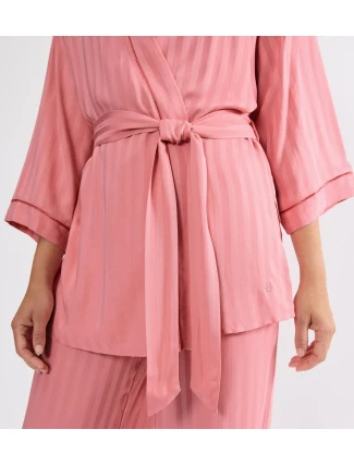 Amourette Jacquard Robe Top - RED - TRIUMPH RED - TRIUMPH Amourette Jacquard Robe Top - RED - TRIUMPH RED - TRIUMPH