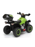 ČTYŘKOLOVÝ BATERIOVÝ VŮZ MICRON ZELENÝ 1039091