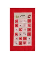 ADVENTNÍ KALENDÁŘ 56x87CM ČERVENÝ ADVENTNÍ KALENDÁŘ 56x87CM ČERVENÝ