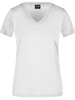 Daiber JN 735 Dámské sportovní tričko s výstřihem do V 02.0735 white Daiber JN 735 Dámské sportovní tričko s výstřihem do V 02.0735 white